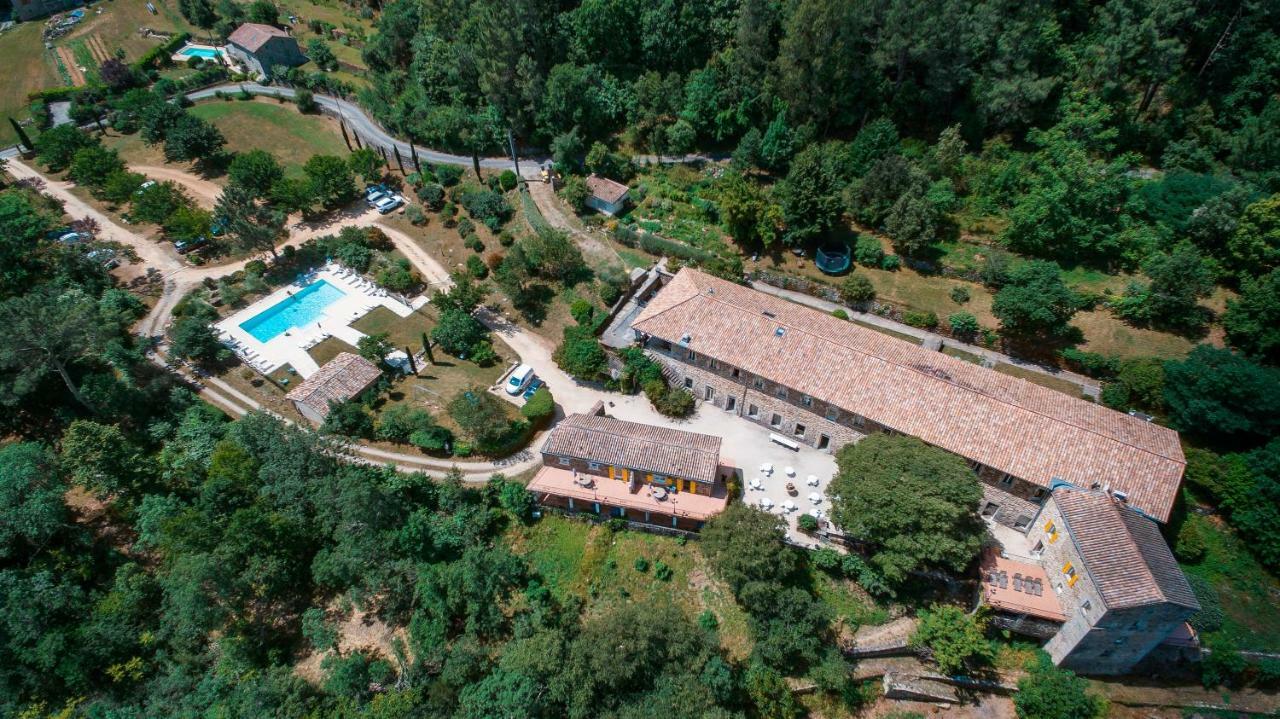 Logis Hotel Restaurant Le Domaine De L'Eau Vive Largentiere Exterior photo