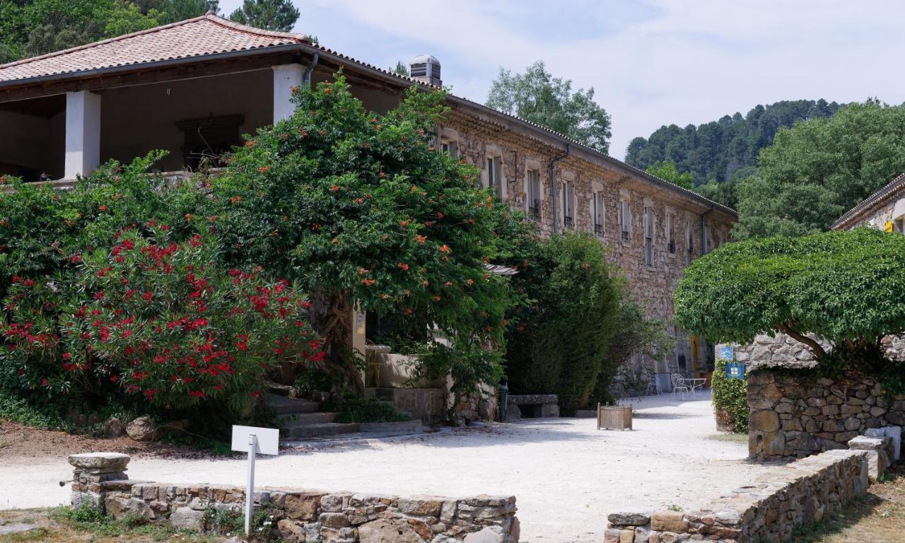 Logis Hotel Restaurant Le Domaine De L'Eau Vive Largentiere Exterior photo